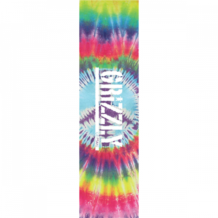 Grizzly Tie Dye Stamp Peace Rainbow Griptape