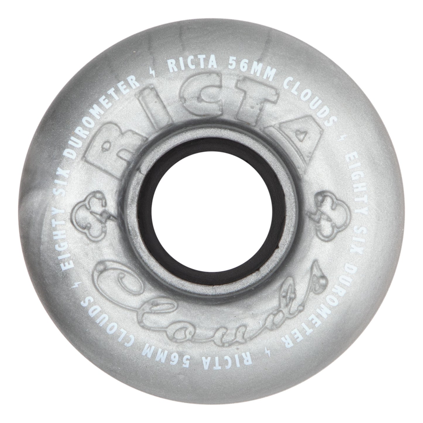Ricta 86a Metallic Silver 'Clouds' Wheels