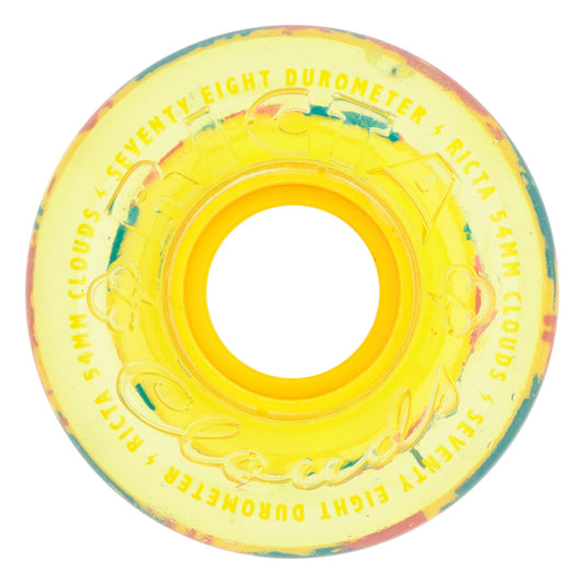 Ricta 78a Clear Splatter Yellow Camo 'Clouds' Wheels
