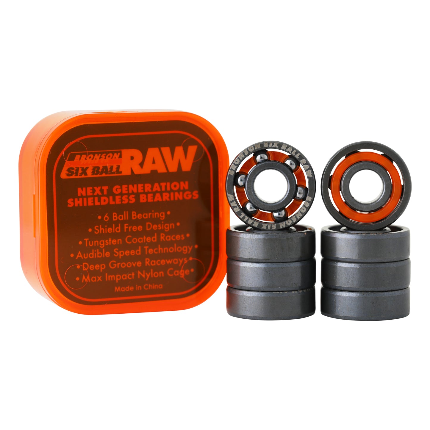 Bronson 6-Ball Raw Bearings