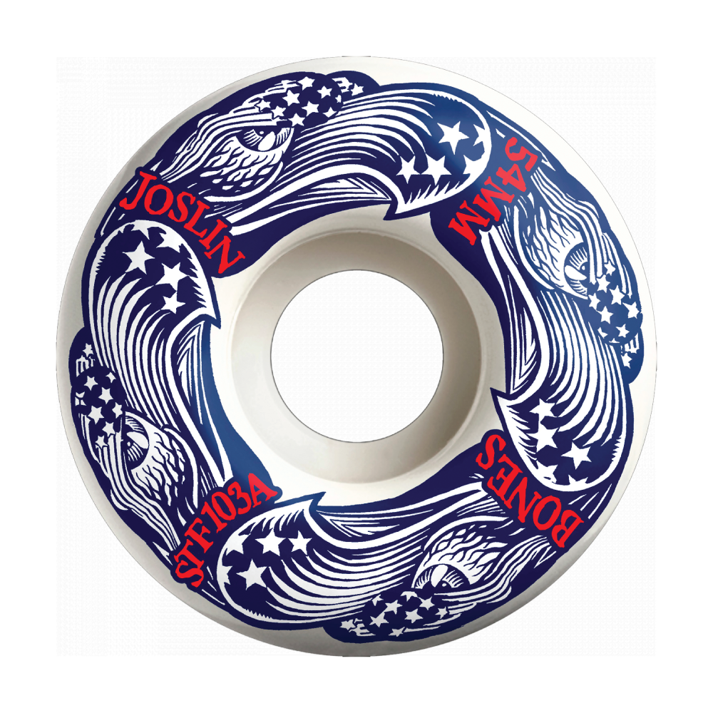 Bones STF 103A V1 Sidecut Joslin 'Freedom Fourever' Wheels