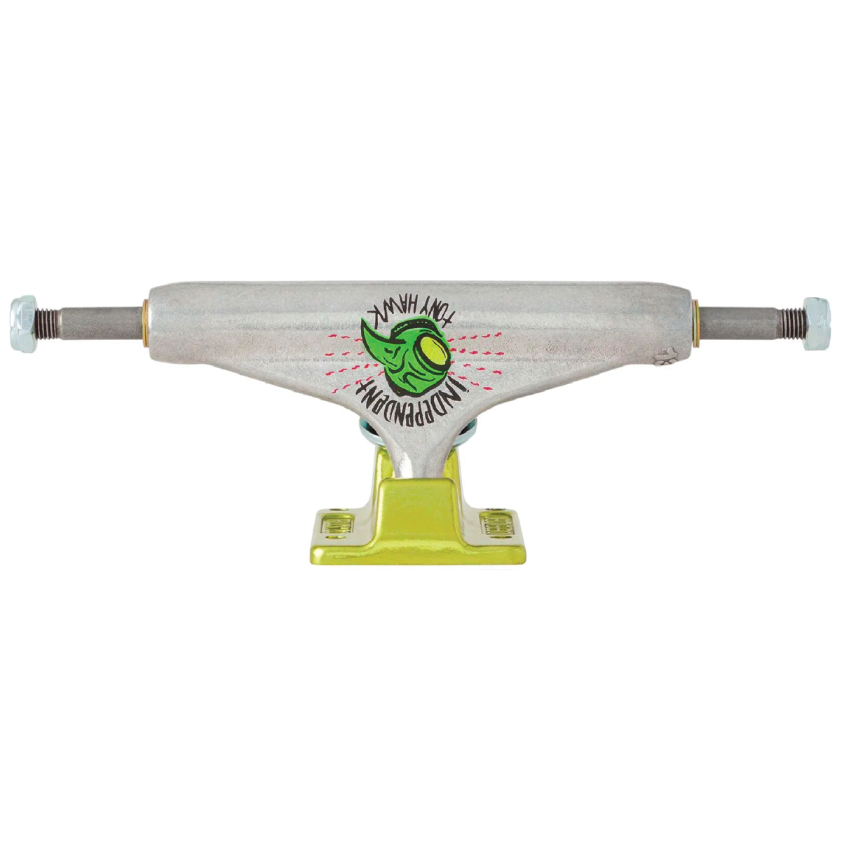 Independent Stage 11 Hollow Hawk Standard Silver/Green Trucks