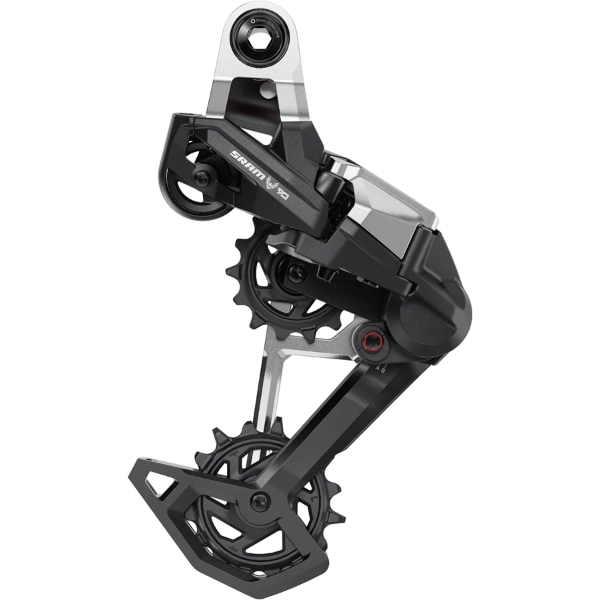 SRAM Eagle 90 T-Type Rear Derailleur - 12-Speed, Long Cage, 52t Max, Full Mount, Aluminum Cage, Black/Silver