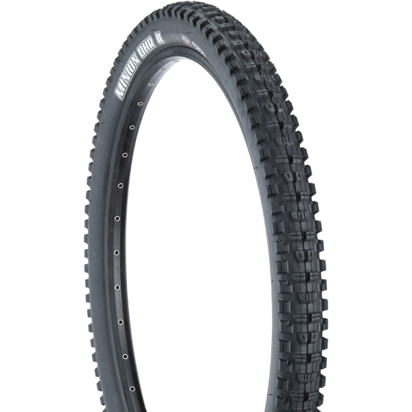 Maxxis Minion DHR II Tire - 26 x 2.4, Tubeless, Folding, Black, Dual Compound, EXO, Wide Trail