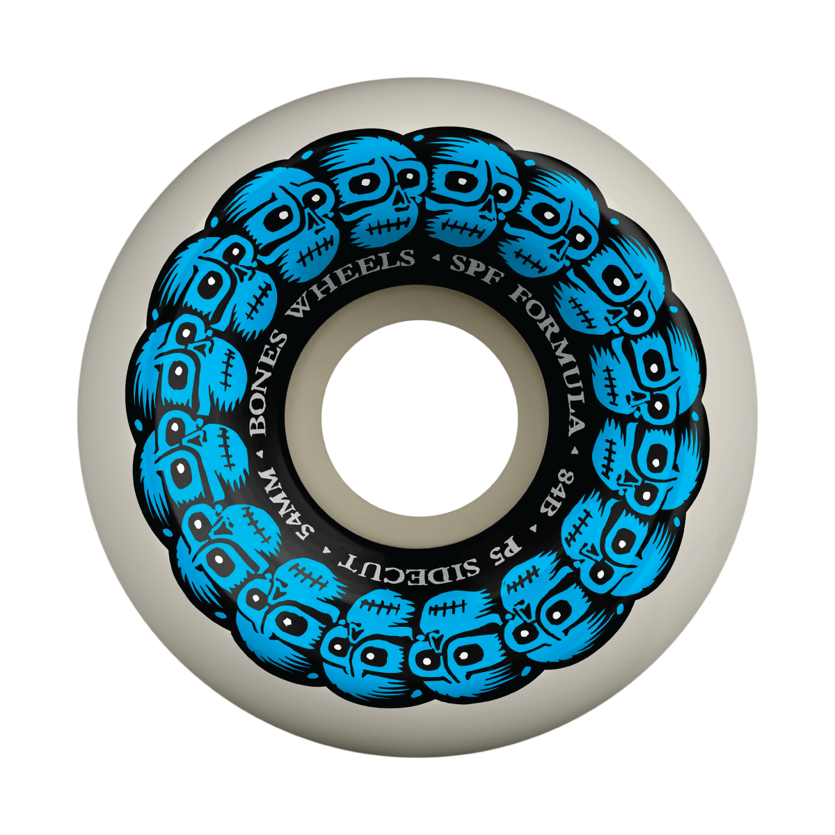 Bones SPF 84B P5 Sidecut 'Circle Skulls' Wheels