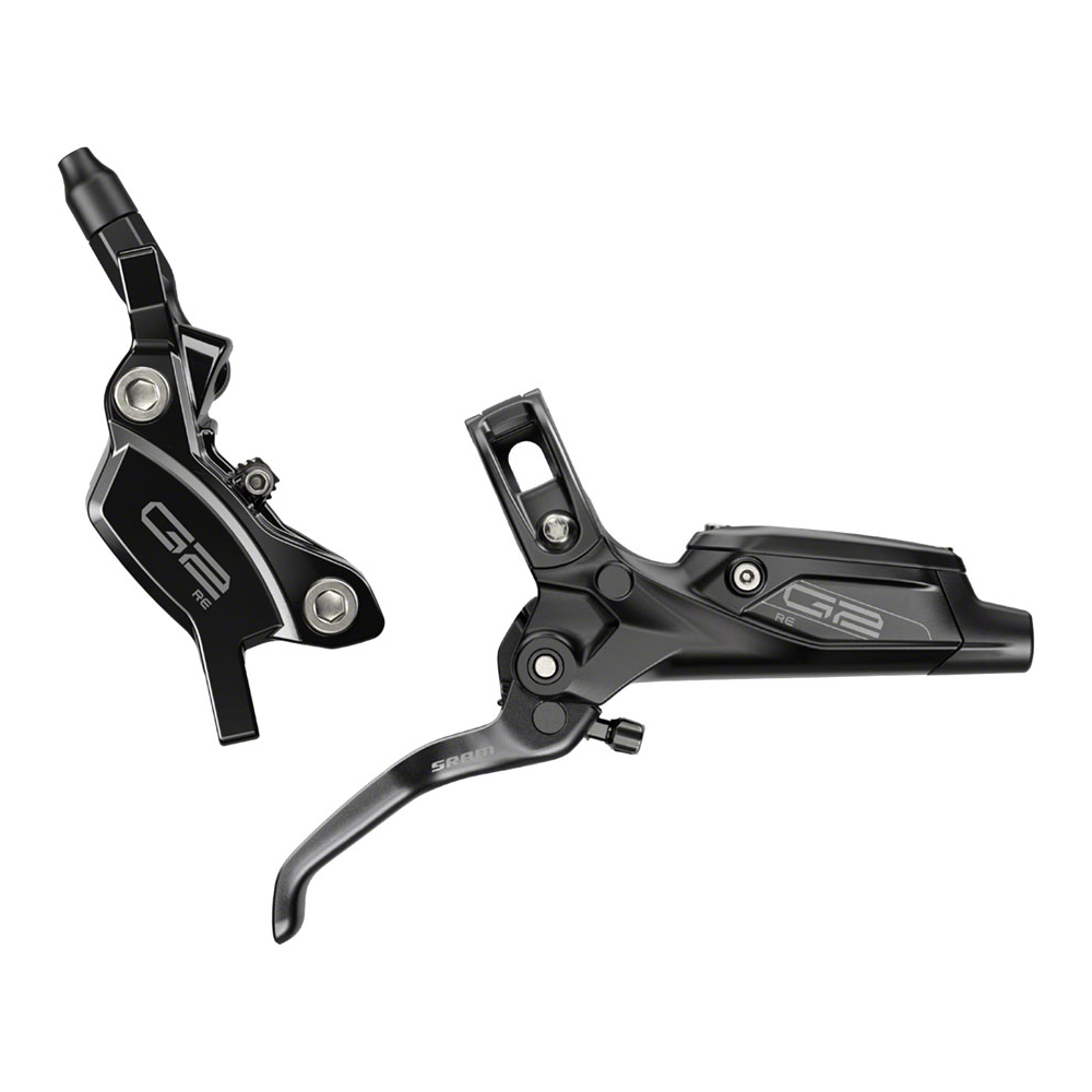 SRAM G2 RE Disc Brake and Lever - Rear, Hydraulic, Post Mount, Gloss Black, A2