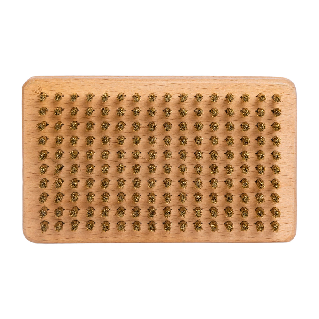 Spiral Wax Co. Brass Wax Brush