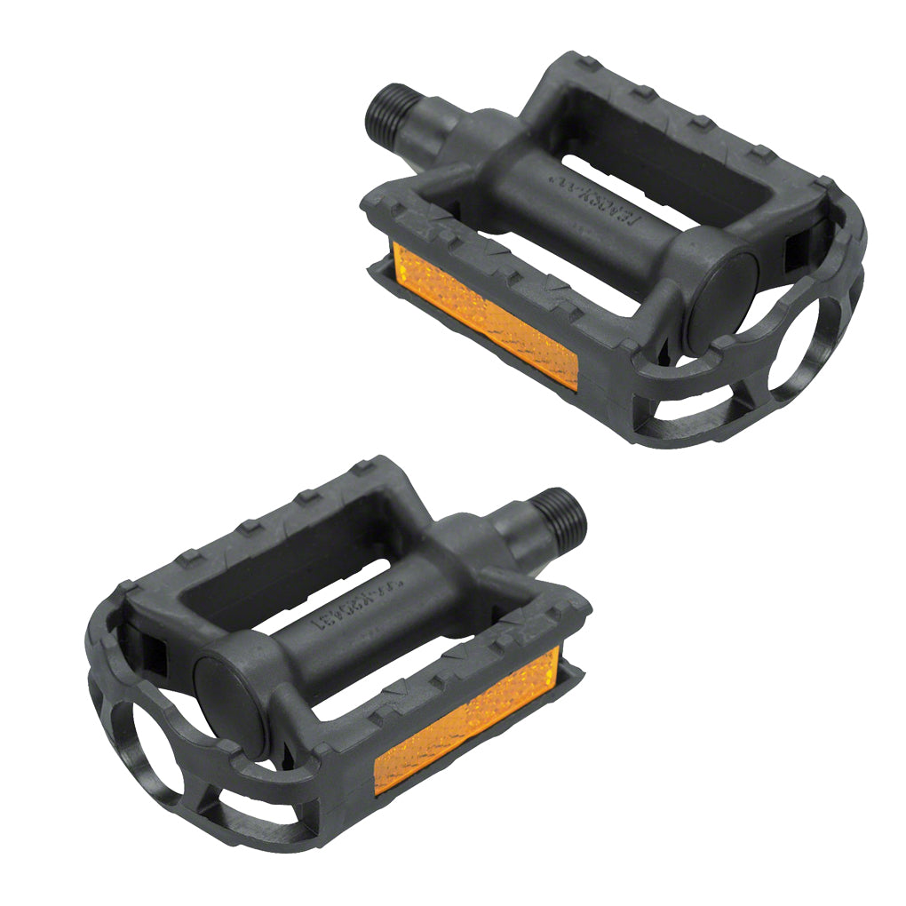 Dimension Junior Pedals - Platform, Plastic, 1/2", Black