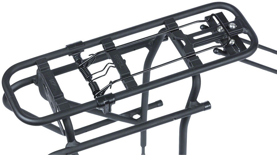 Basil Universal Cargo Carrier Rear Rack - MIK Mount, Matte Black