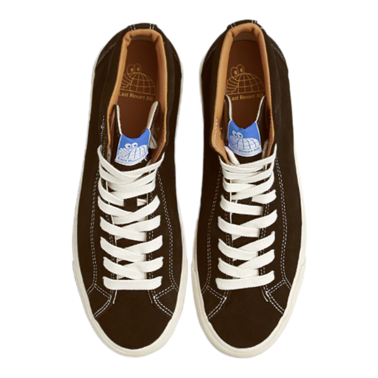 Last Resort AB VM003 Hi Suede Choc Brown/White