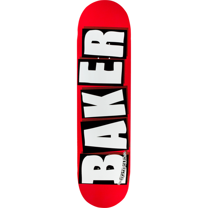 Baker Logo Deck Red/White [8.25”]