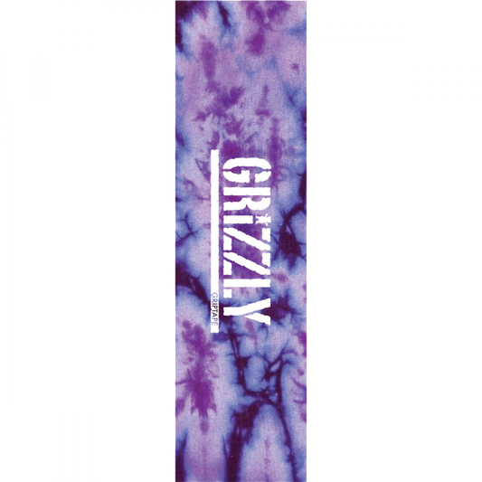 Grizzly Tie Dye Stamp Purple Ice Griptape