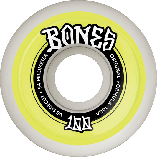 Bones 100's OG Color Sidecut 54MM 100a