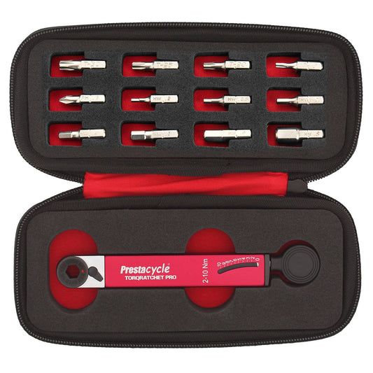 Prestacycle TorqRatchet PRO Deluxe - Pro Pocket Multi-tool and 2~10Nm Torque Ratchet