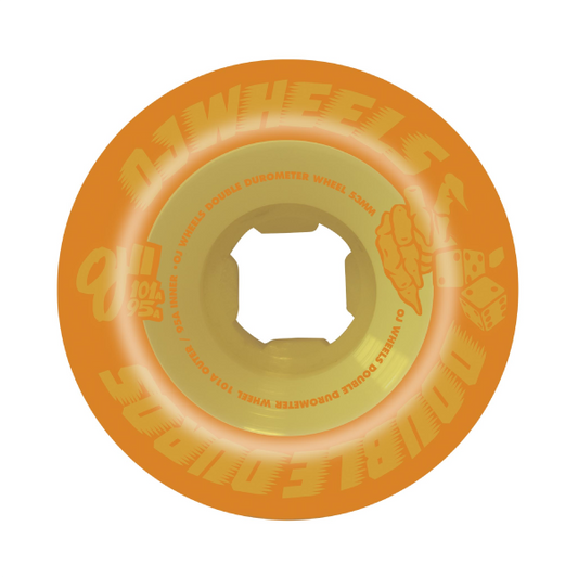 OJ Double Duro 101a/95a Mini Combo Wheels [Pastel Orange/Yellow]