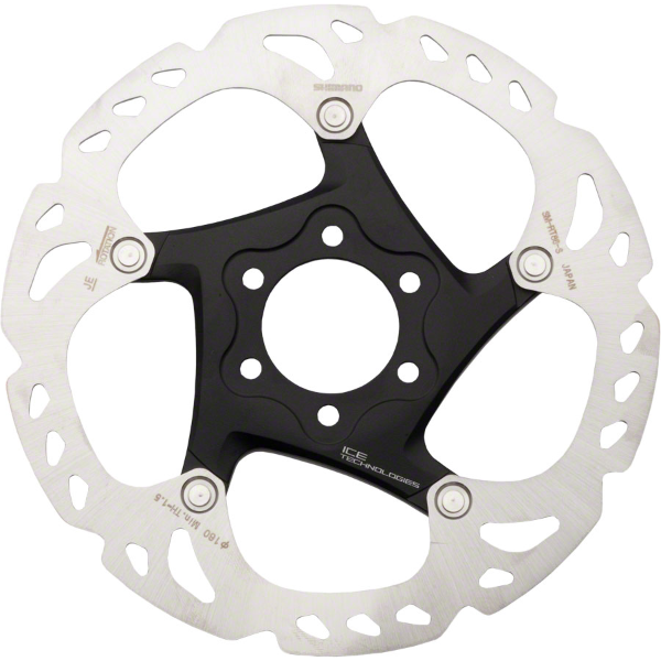 Shimano Deore XT SM-RT86-S2 Disc Brake Rotor - 160mm, 6-Bolt, Silver/Black