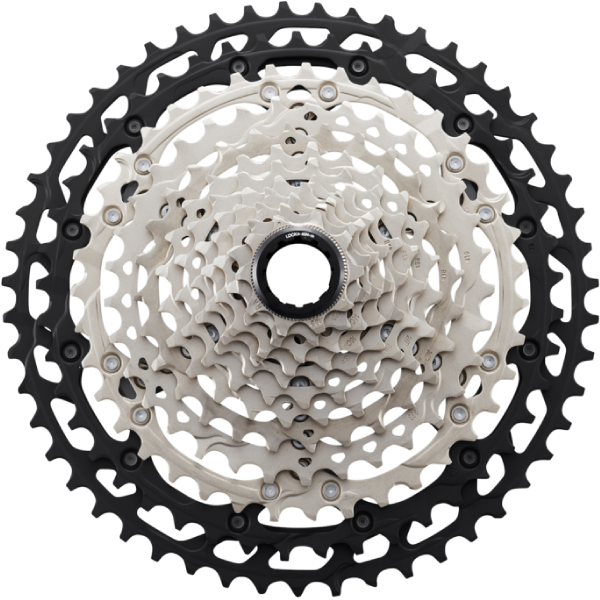 Shimano XT CS-M8100 Cassette - 12-Speed, 10-51t, Silver/Black, Micro Spline