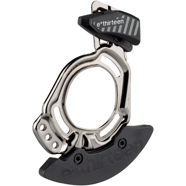 e*thirteen TRS Chain Guide - Fits 28-38T, with Compact Slider and Bash Guard, Black