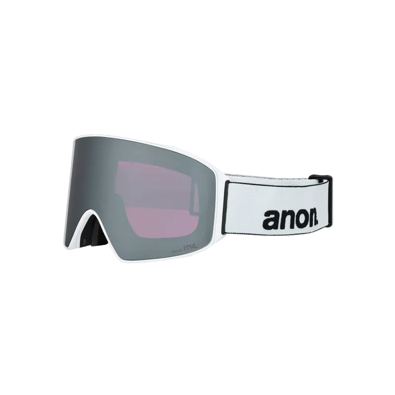 Anon 26 M4 Goggles (Cylindrical) + Bonus Lens + MFI Mask (White)