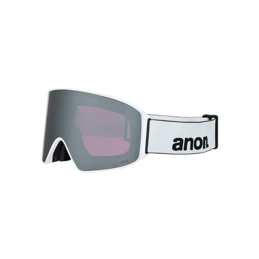 Anon 26 M4 Goggles (Cylindrical) + Bonus Lens + MFI Mask (White)