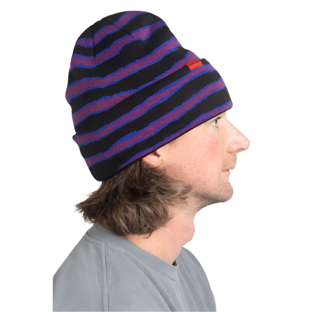 Corduroy 25 Ripped Stripe Beanie