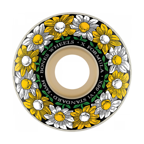 Bones XF X99 V1 Sidecut 'Pushing Up Daisies' Wheels