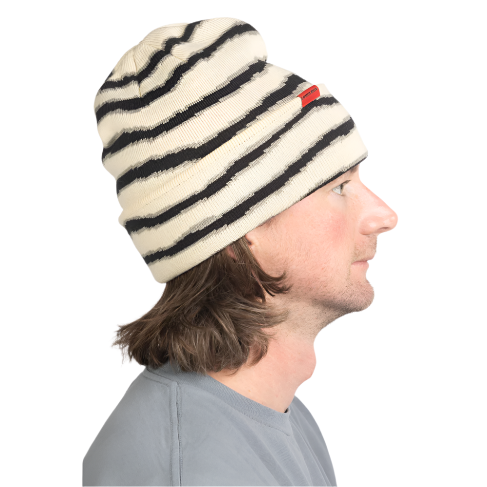 Corduroy 25 Ripped Stripe Beanie