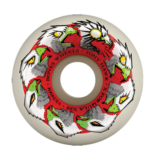 Bones X-Formula X99 V5 Sidecut 'Animation/Hawk' Wheels