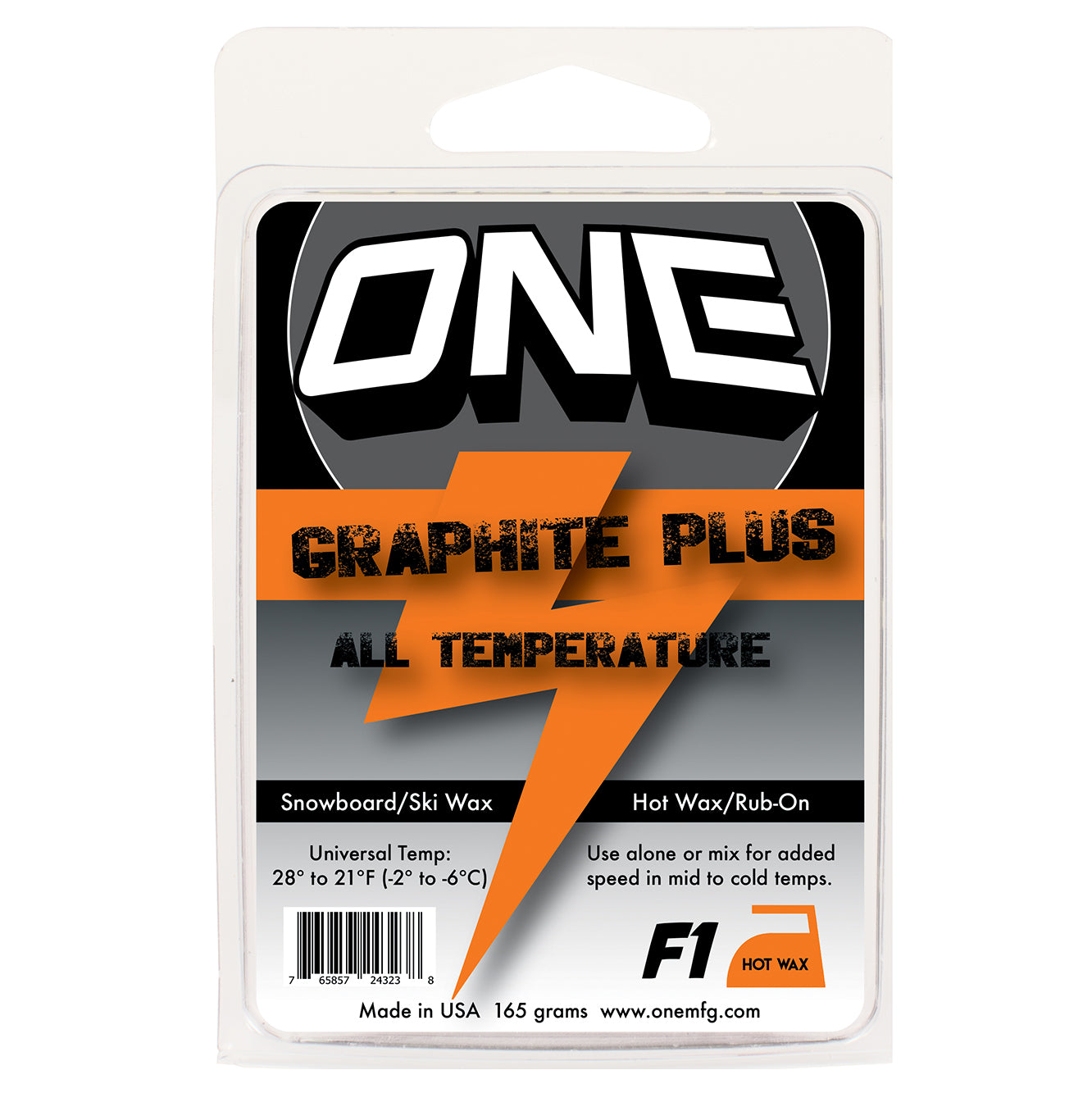 One Mfg ONE MFG F1 Graphite Plus Wax – The Cutting Edge