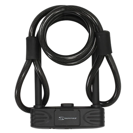 Serfas (ULC-165C) Combination U-Lock w/ Cable