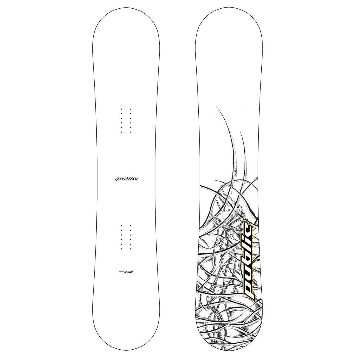 Public 27 General Public Snowboard