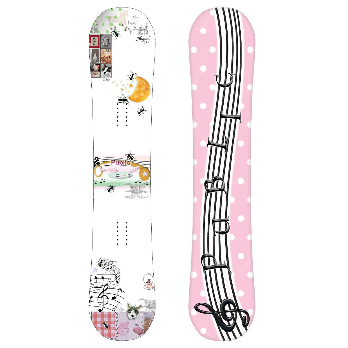 Public 27 Jib Gurl Snowboard