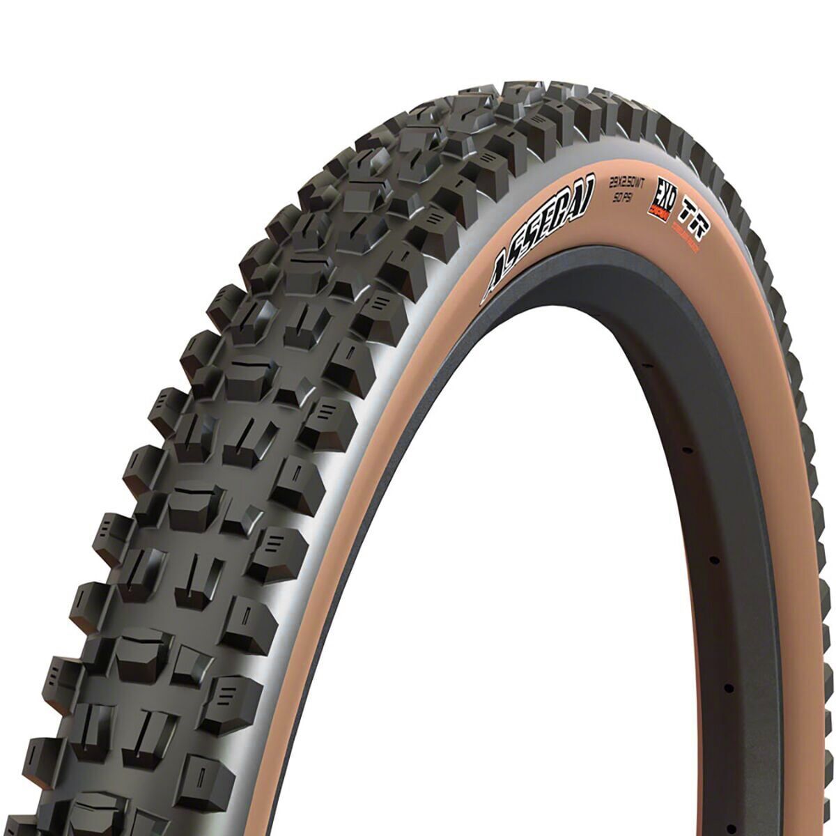 Maxxis Assegai Tire - 29 x 2.50, Tubeless, Folding, Black/Dark Tan, EXO